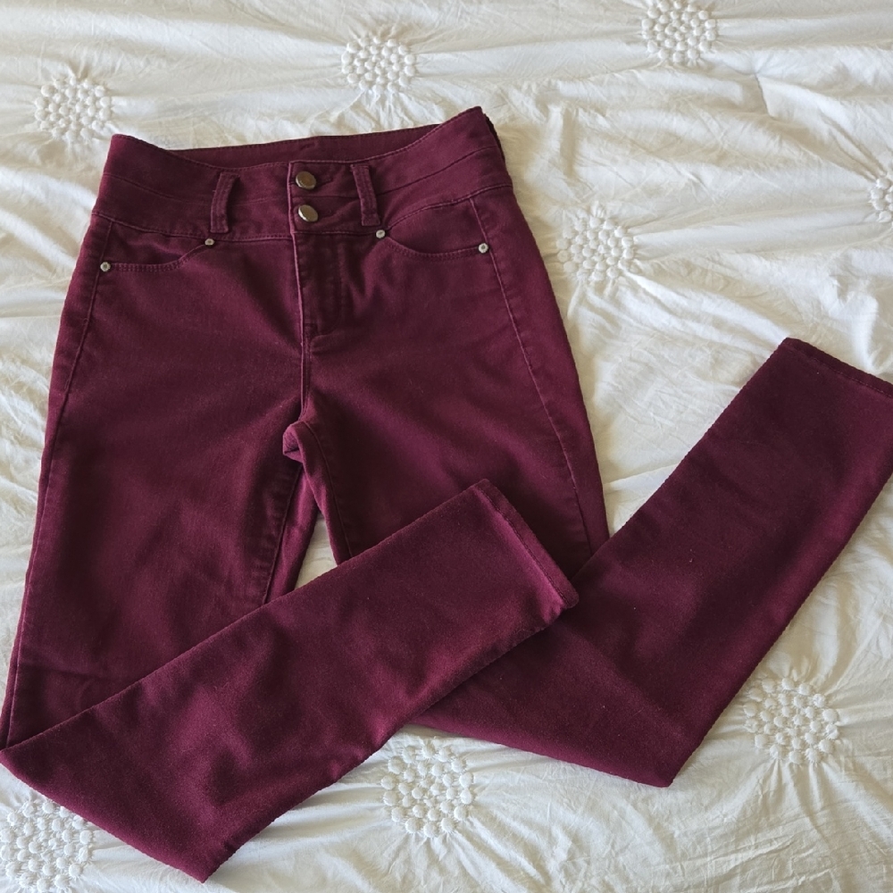 Chic Burgundy Pants